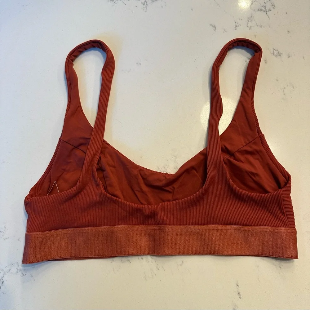 Boys + Arrows Ribbed Knit Swim Bikini Top size Small - Picture 3 of 4